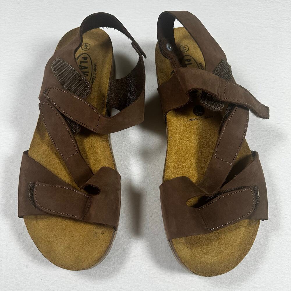 Plakton Jane Leather Sandals EU 41 US 10.5